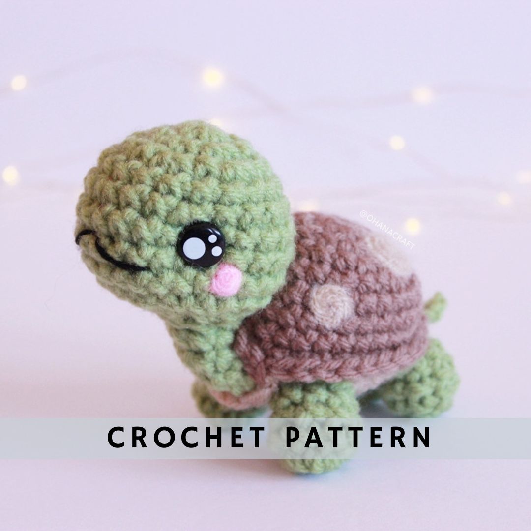 Sheldon the turtle Crochet Pattern