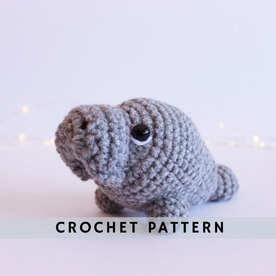 Monty the Manatee Crochet Pattern