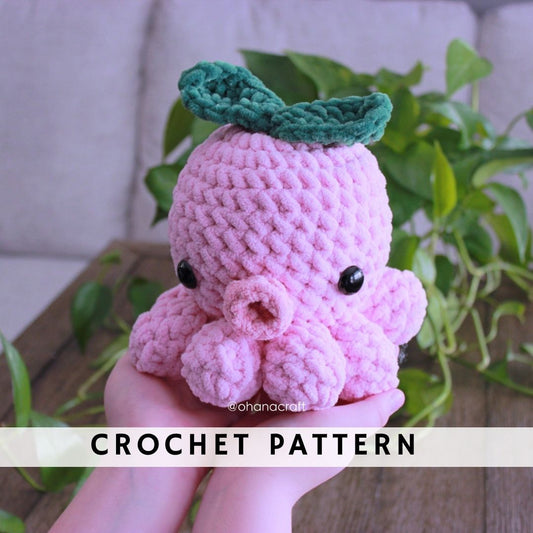 Strawberry Tako crochet pattern