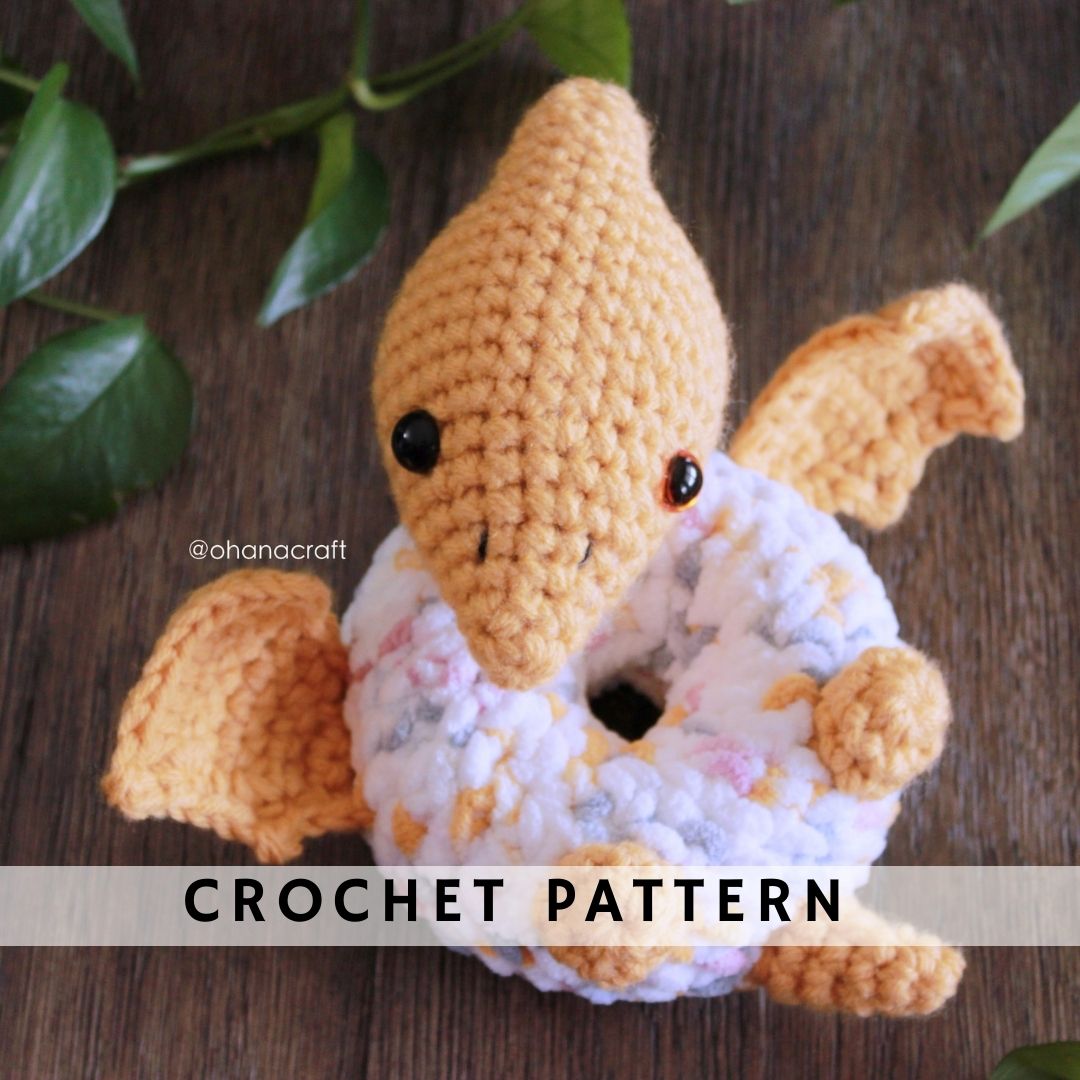 Pteronut Donutsaur Crochet Pattern