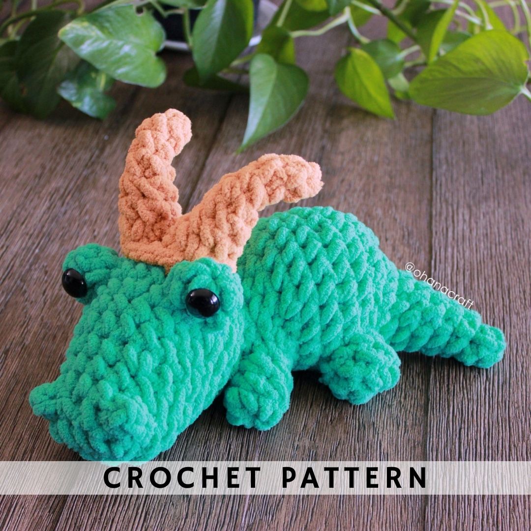 Crochet Alligator , Croki Crochet Pattern