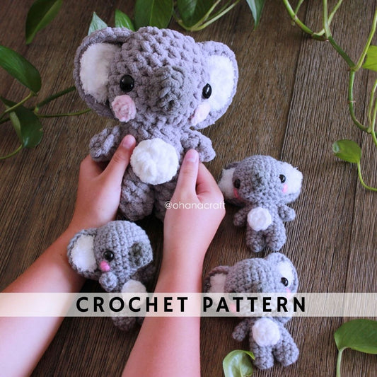 Kay the Koala (2 in 1) Crochet Pattern