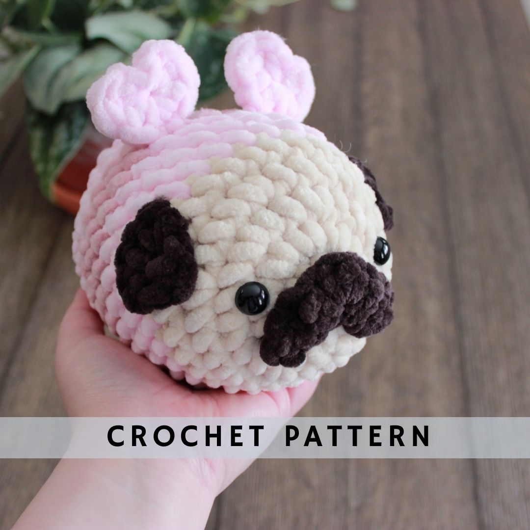 Bee My Pug Crochet pattern