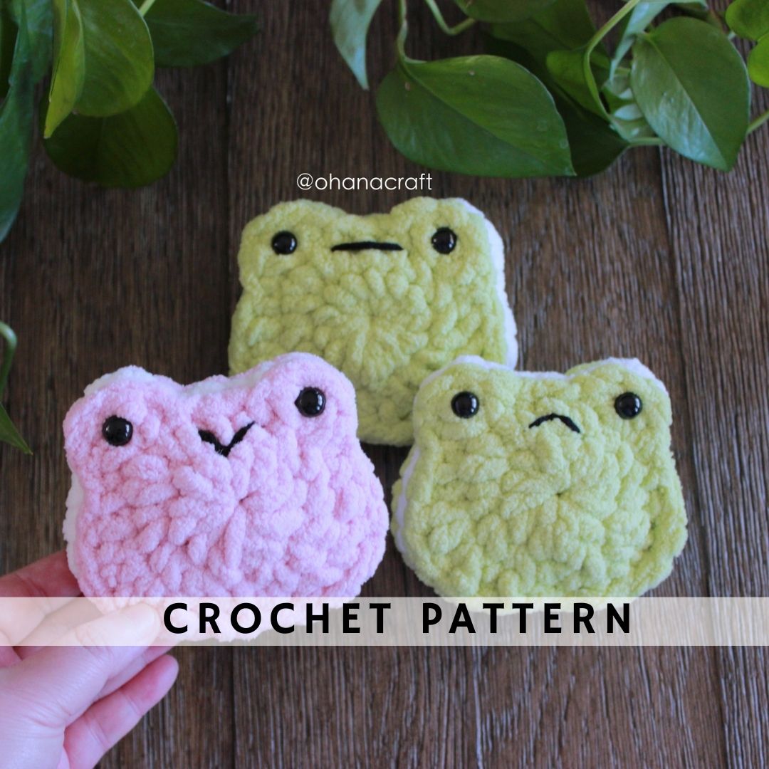 Froggy Cookies crochet pattern | Amigurumi pattern