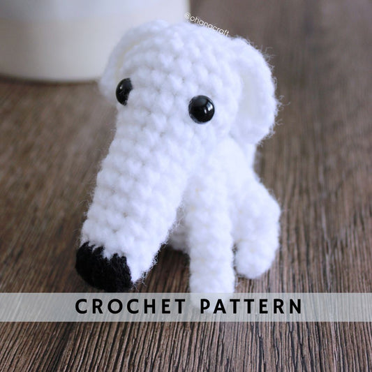 Borzoi Long Dog crochet pattern